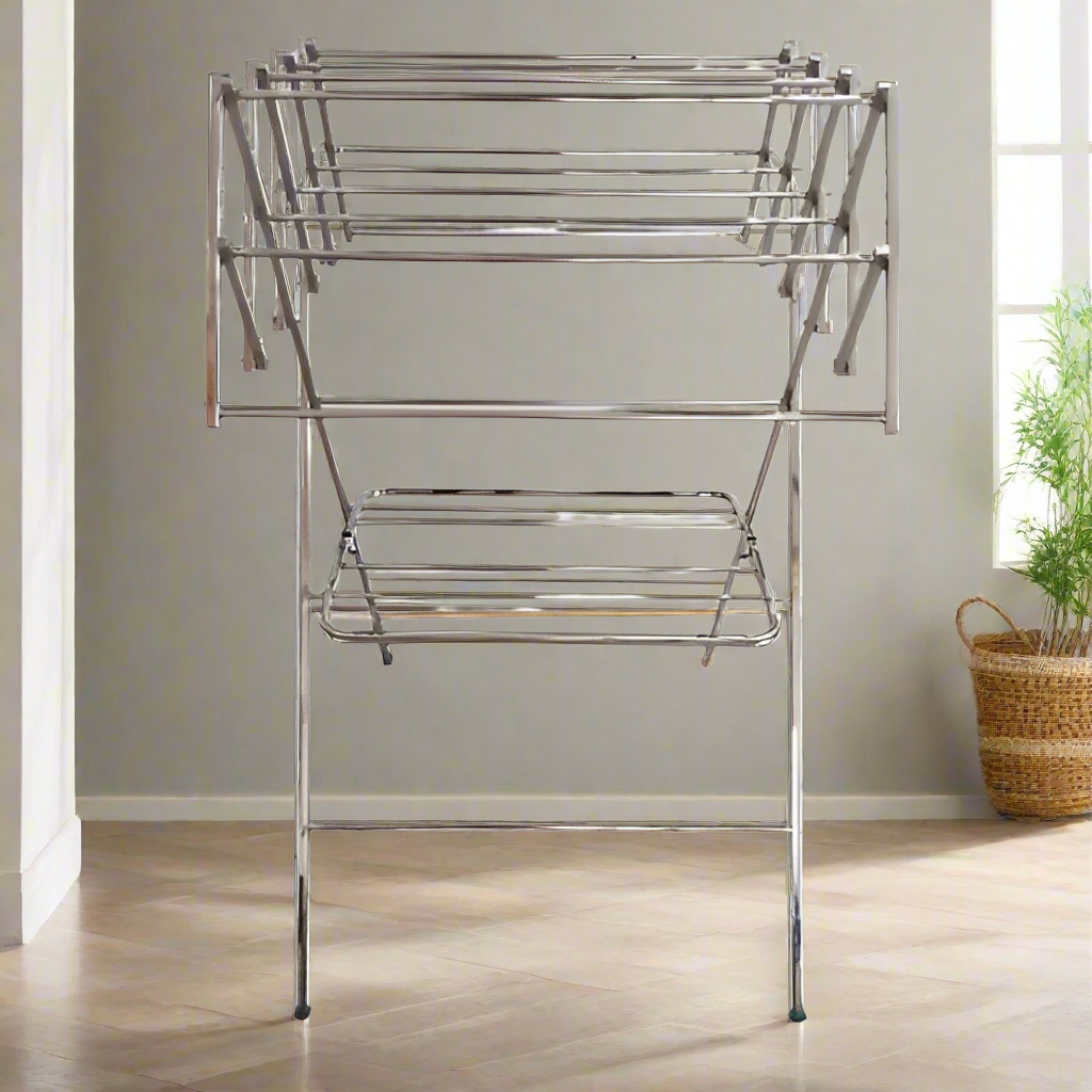 Stainless Steel Foldable Cloth Drying Stand