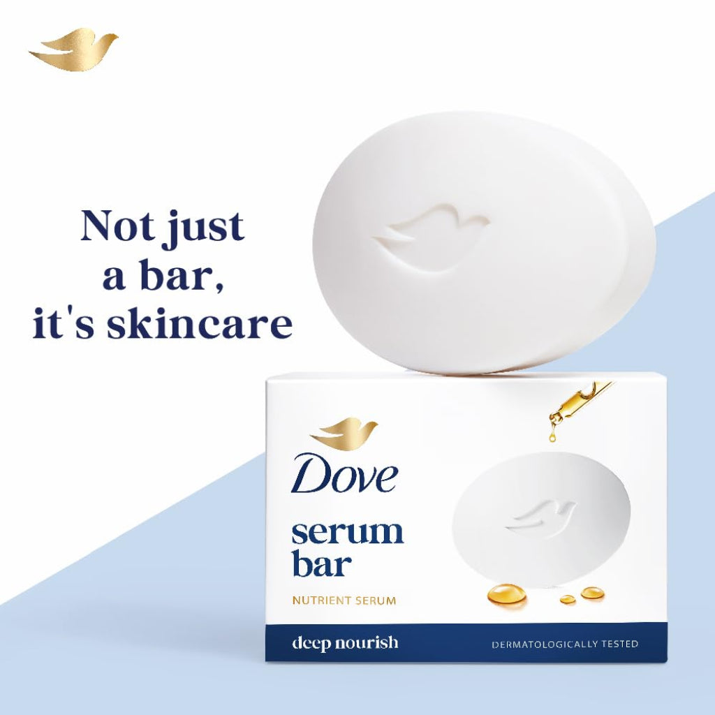 Dove Cream Beauty Bar - Soft, Smooth, Moisturised Skin, 3x125 g