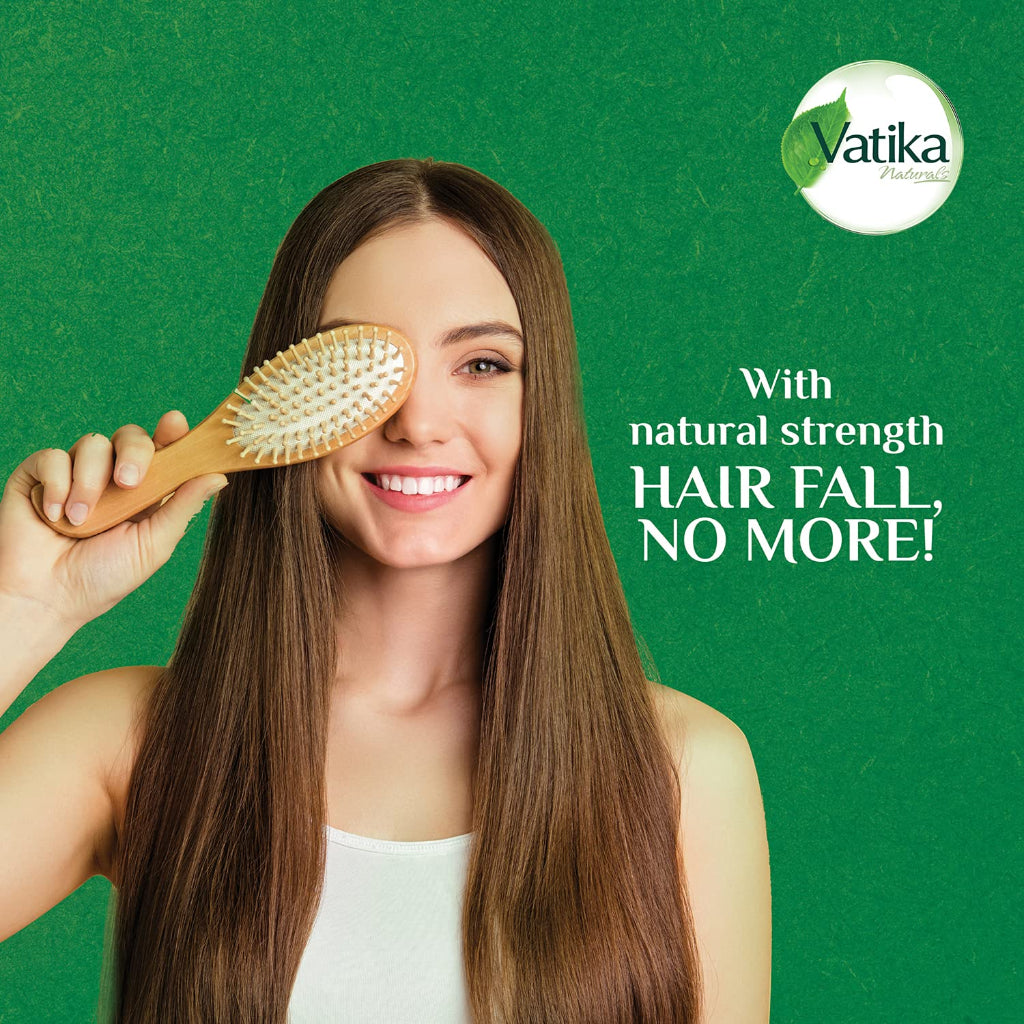 Vatika Naturals Cactus Hair Oil 300ml | Cactus, Ghergir, Ginger & Vitamins A, E, F | For Weak & Falling Hair | No Parabens, Sulphates or Silicones (300 ML)