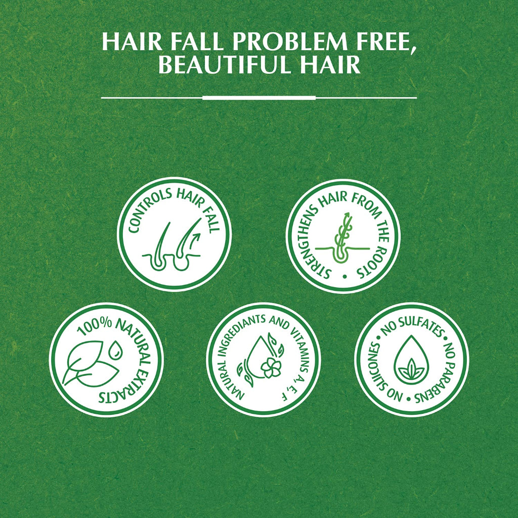 Vatika Naturals Cactus Hair Oil 300ml | Cactus, Ghergir, Ginger & Vitamins A, E, F | For Weak & Falling Hair | No Parabens, Sulphates or Silicones (300 ML)
