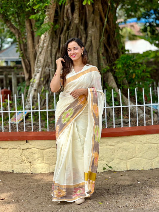 Kerala Kasavu Saree